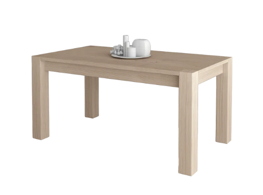 Tavolo fisso e allungabile con gambe quadrate, design essenziale – Scandola Mobili