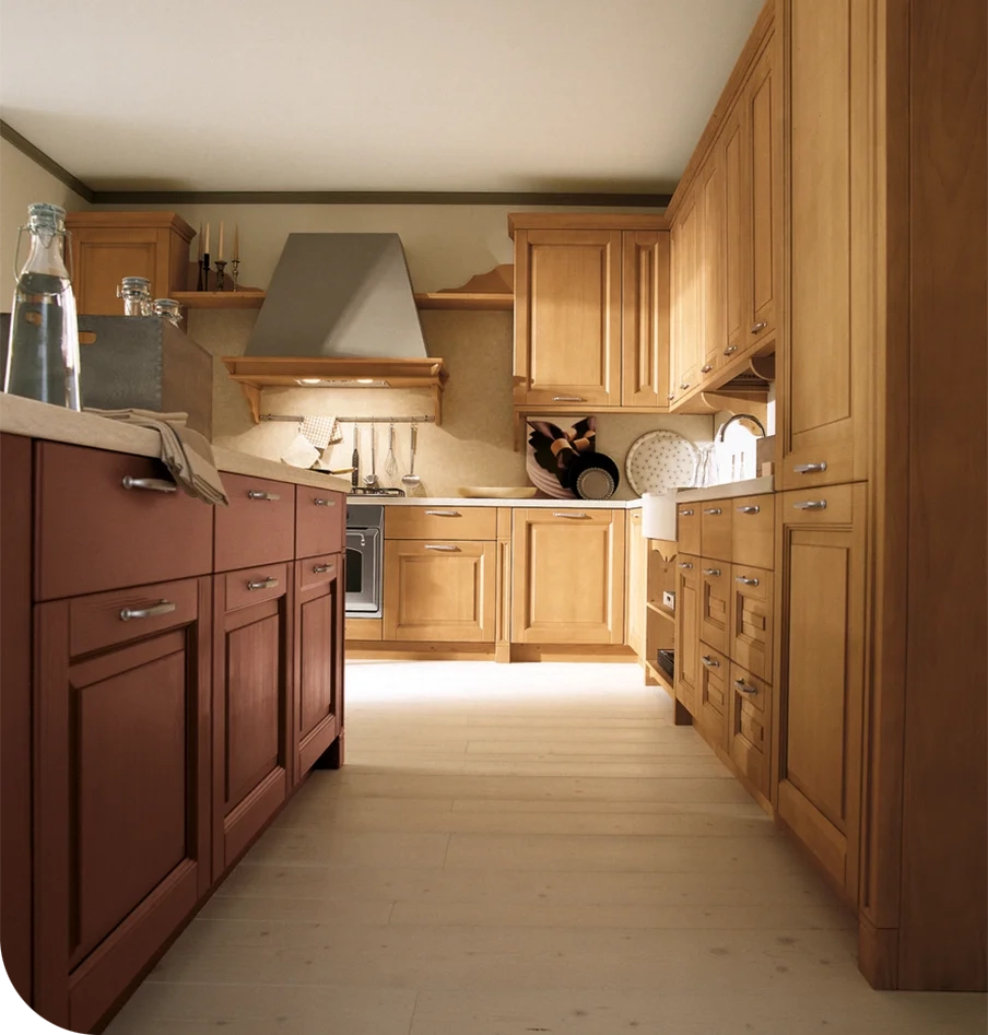 Arredamento country in legno