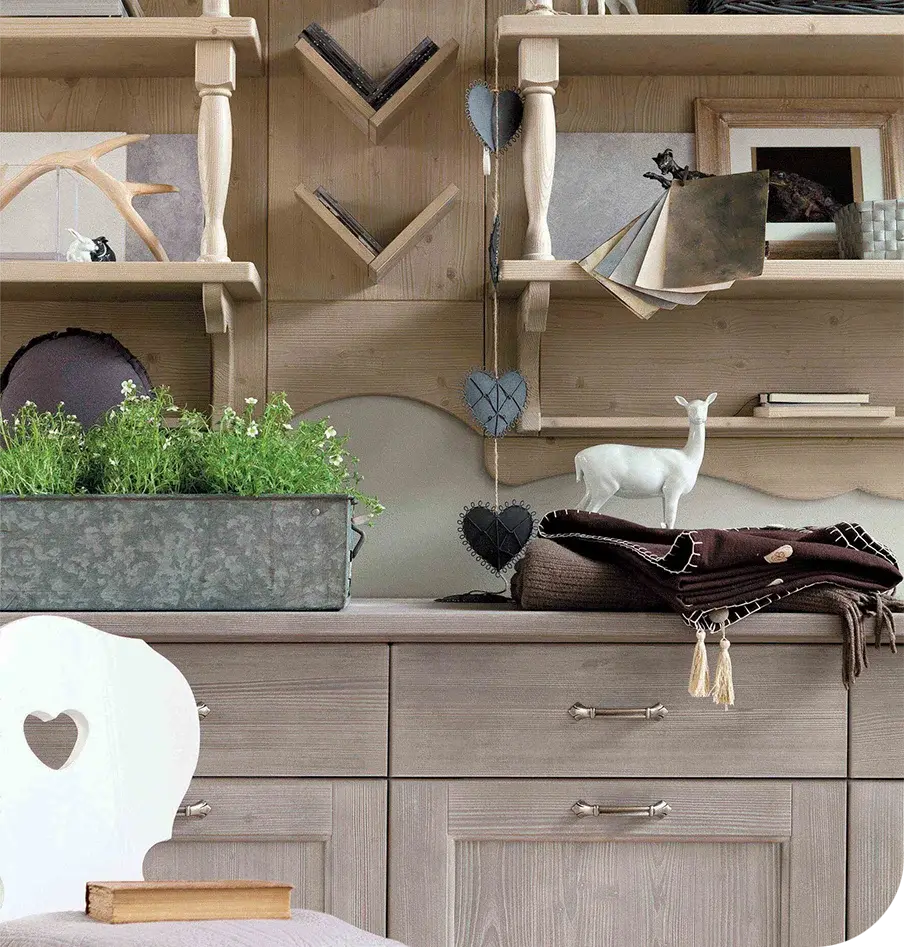 Cucina stile country chic