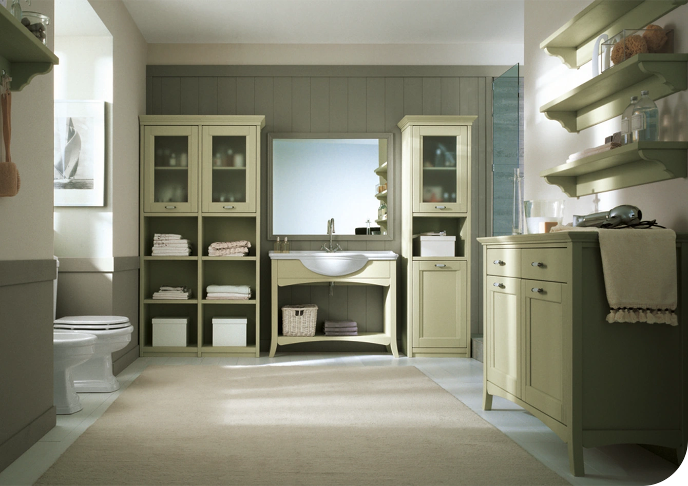 Arredamento bagno stile classico