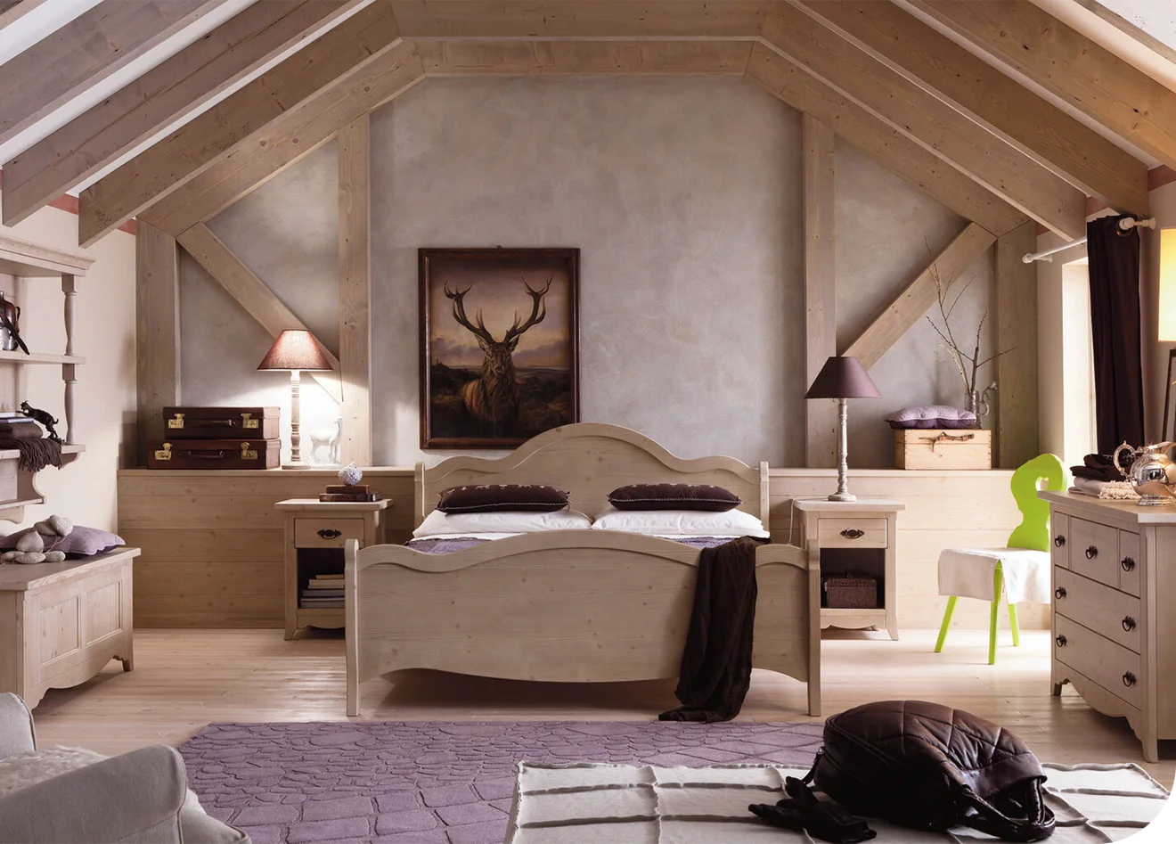 camera-da-letto-rustica