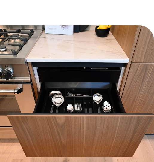 Cestone cucina in legno