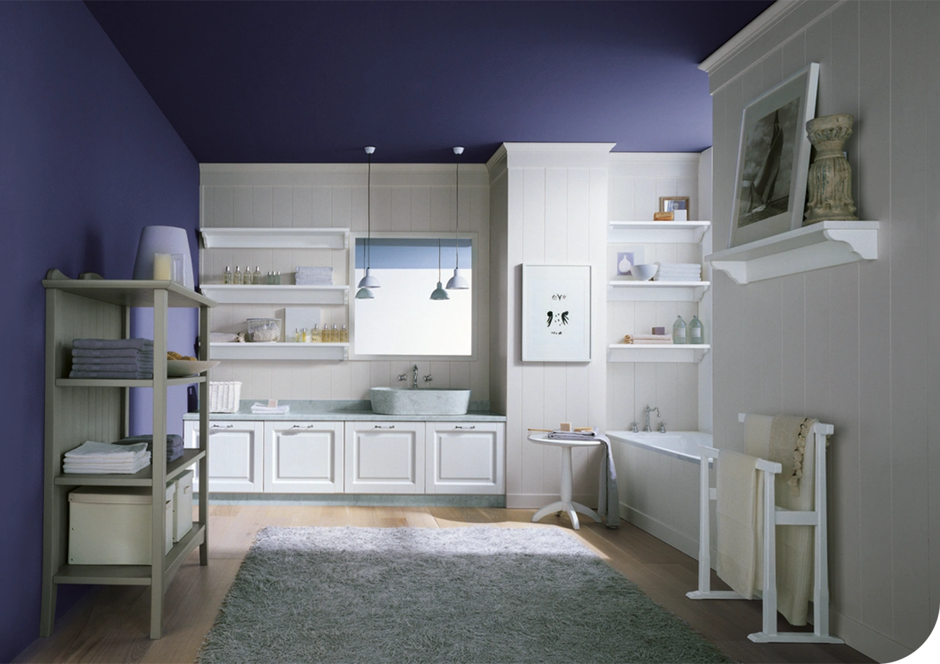 Mobile bagno a terra