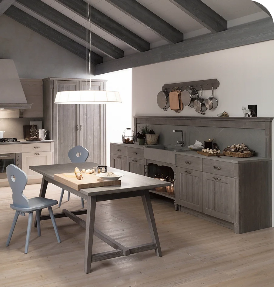 Idee arredamento cucina country