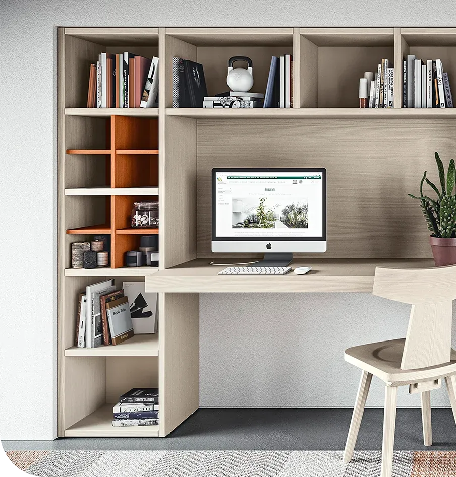 Libreria living funzionale